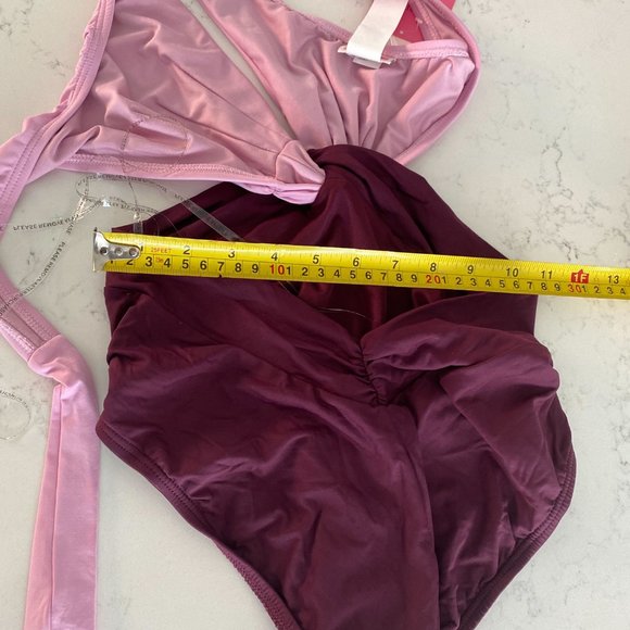 NWT Kate Spade Color-blocking Halter One Piece - Picture 9 of 9